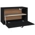 Armario de pared de madera maciza de pino negro 60x30x35