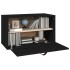 Armario de pared de madera maciza de pino negro 60x30x35