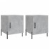 Mesitas noche 2 uds madera ingeniería gris hormigón 40x40x50