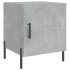 Mesitas noche 2 uds madera ingeniería gris hormigón 40x40x50