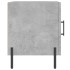Mesitas noche 2 uds madera ingeniería gris hormigón 40x40x50