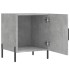 Mesitas noche 2 uds madera ingeniería gris hormigón 40x40x50