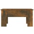 Mesa de centro madera de ingeniería roble ahumado 79x49x41