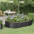 Jardinera arriate acero recubierto polvo antracita