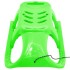 Trineo para niños polipropileno verde 102,5x40x23