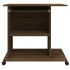 Escritorio de madera contrachapada roble ahumado 80x50x75