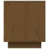 Mueble de TV madera maciza de pino marrón miel 80x35x40,5