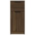 Aparadores 2 uds madera contrachapada marrón roble 30x30x70