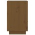 Mesita de noche madera maciza de pino marrón miel 40x34x55