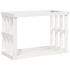 Soporte para leña de exterior madera pino blanco 108x52x74