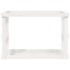 Soporte para leña de exterior madera pino blanco 108x52x74