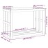 Soporte para leña de exterior madera pino blanco 108x52x74