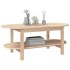Mesa de centro de madera maciza de pino 110x55x45