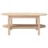 Mesa de centro de madera maciza de pino 110x55x45