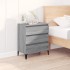 Aparador de madera contrachapada gris Sonoma 60x35x70