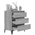 Aparador de madera contrachapada gris Sonoma 60x35x70