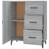 Aparador de madera de ingeniería gris Sonoma 69,5x34x90