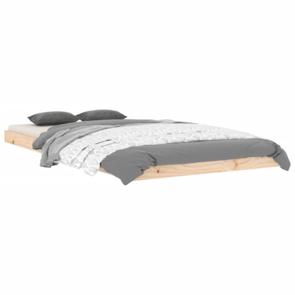 Estructura de cama madera maciza de pino 100x200