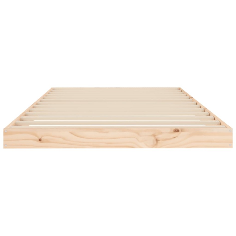 Estructura de cama madera maciza de pino 100x200