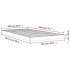 Estructura de cama madera maciza de pino 100x200