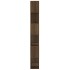 Estantería/divisor de espacios roble marrón 60x24x186