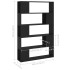 Librería separador madera contrachapada negro 100x24x155