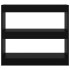 Estantería/divisor de espacios negro 80x30x72