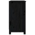 Estantería madera maciza de pino negra 50x35x68