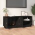 Mueble de TV de madera maciza de pino negro 105x34x40