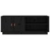 Mueble de TV de madera maciza de pino negro 105x34x40
