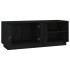 Mueble de TV de madera maciza de pino negro 105x34x40