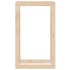 Estante para leña madera maciza de pino 60x25x100