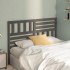 Cabecero de cama madera maciza de pino gris 126x4x100