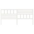 Cabecero de cama madera maciza de pino blanco 186x4x100