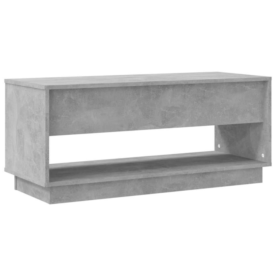 Mueble para TV madera contrachapada gris hormigón 102x41x44