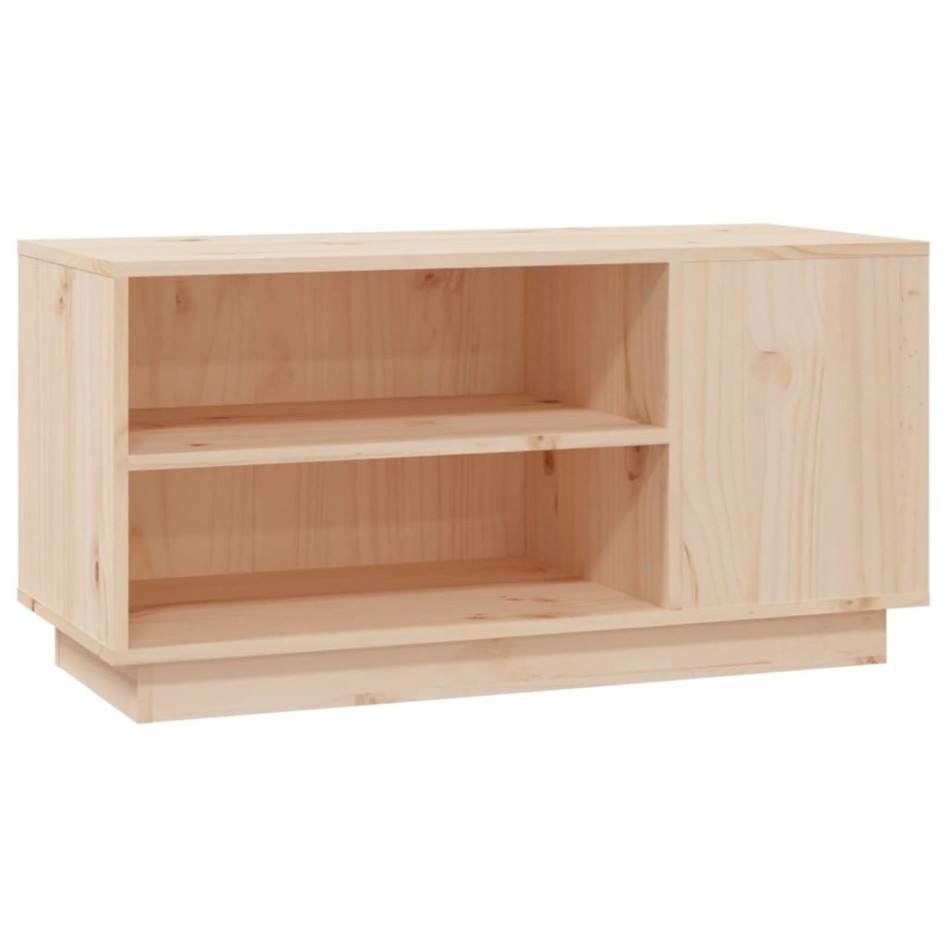 Mueble de TV de madera maciza de pino 80x35x40,5