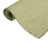 Alfombra de exterior de tejido plano verde 200x280