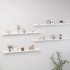 Estantes de pared 4 unidades blanco 115x9x3