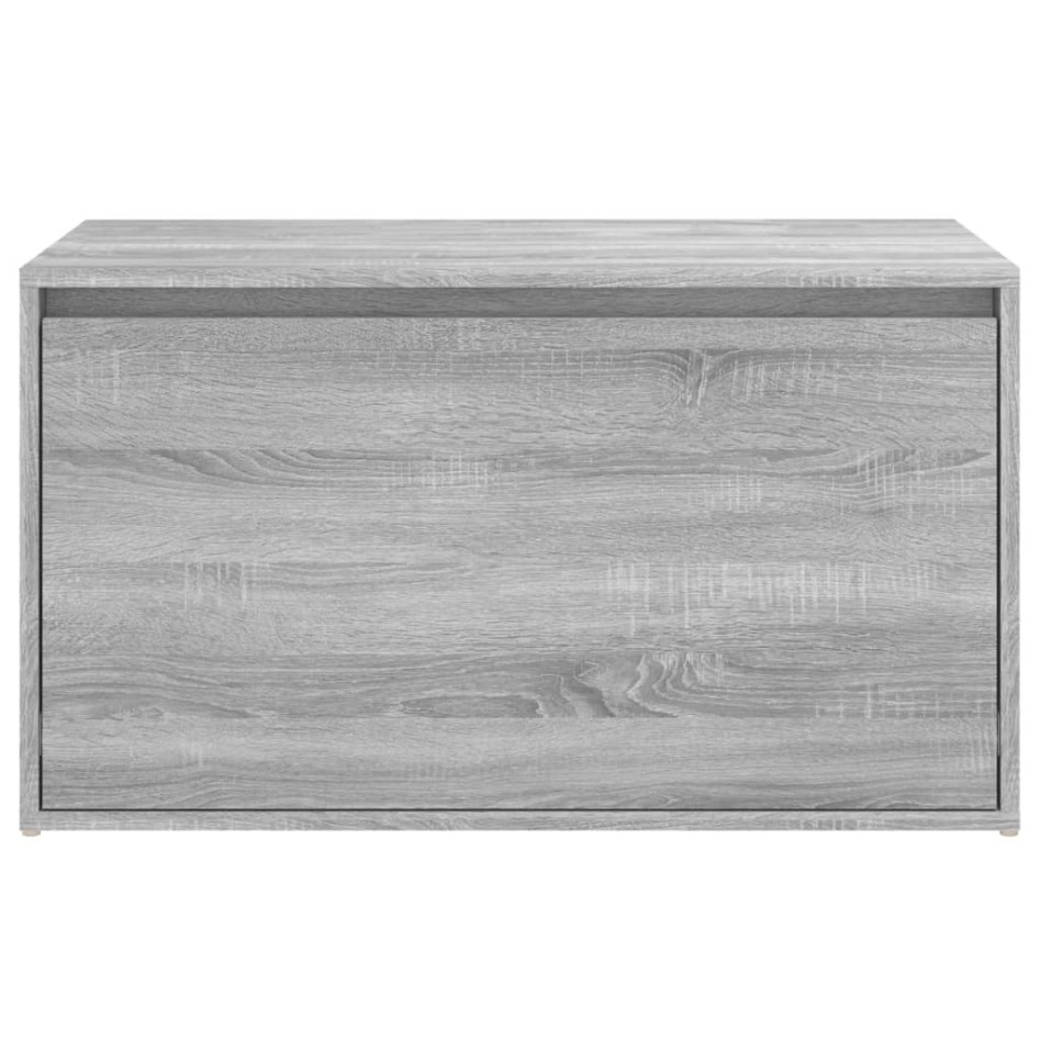 Banco pasillo madera contrachapada gris Sonoma 80x40x45
