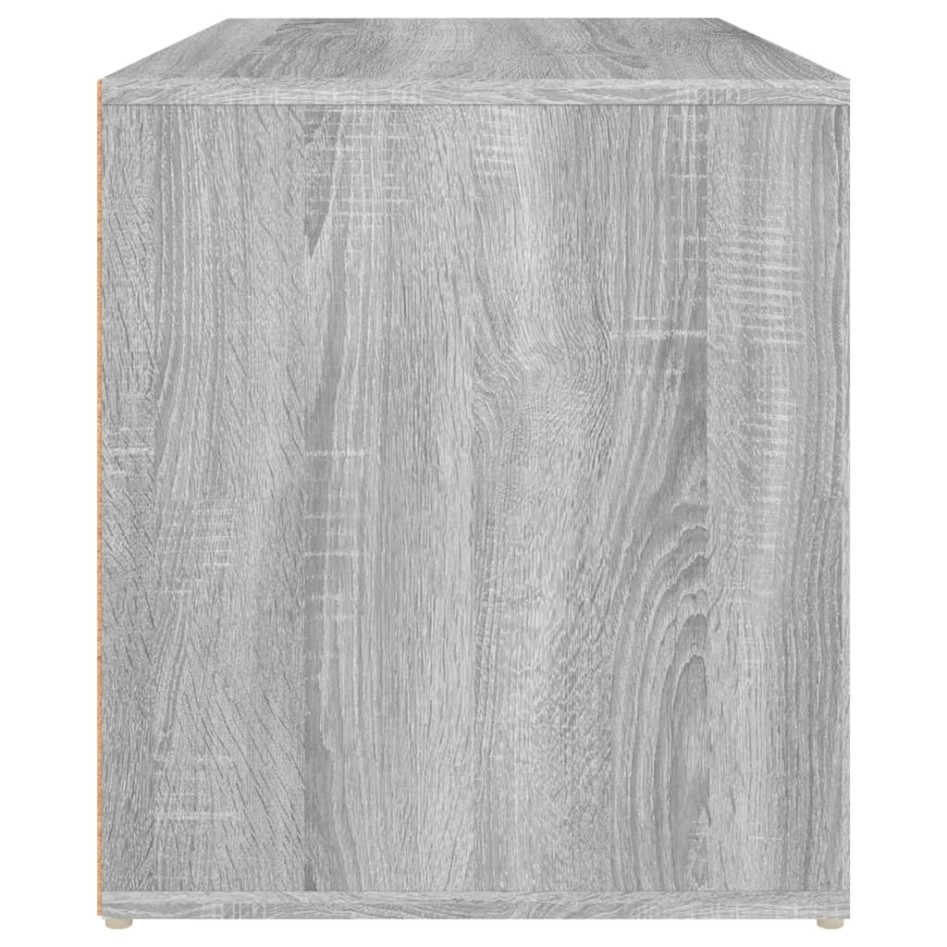 Banco pasillo madera contrachapada gris Sonoma 80x40x45
