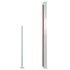 Toldo lateral retráctil de jardín rojo 140x300