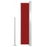 Toldo lateral retráctil de jardín rojo 140x300