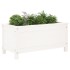 Jardinera madera maciza de pino blanco 82,5x40x39