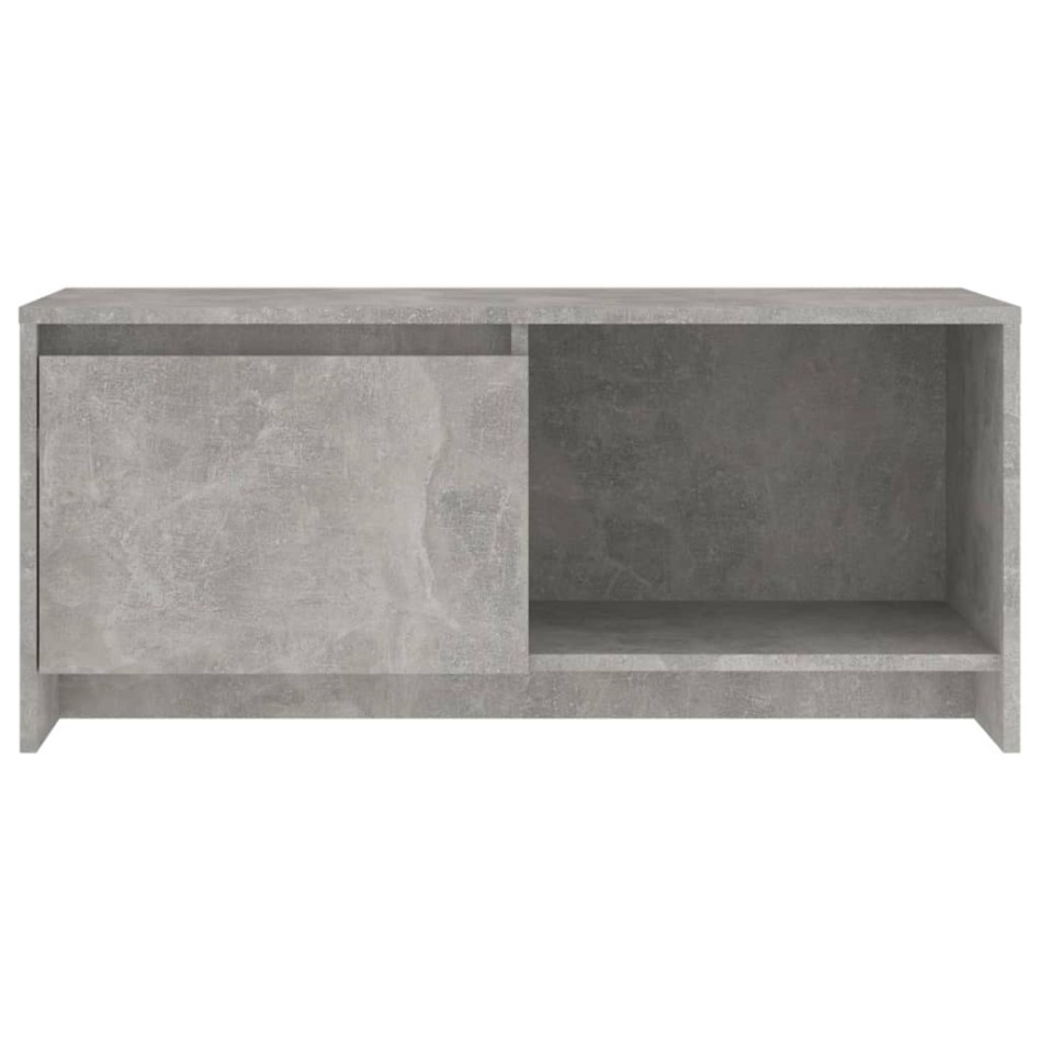 Mueble para TV madera contrachapada gris hormigón 90x35x40