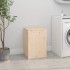 Baúl para la colada madera maciza de pino 44x44x66