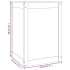 Baúl para la colada madera maciza de pino 44x44x66