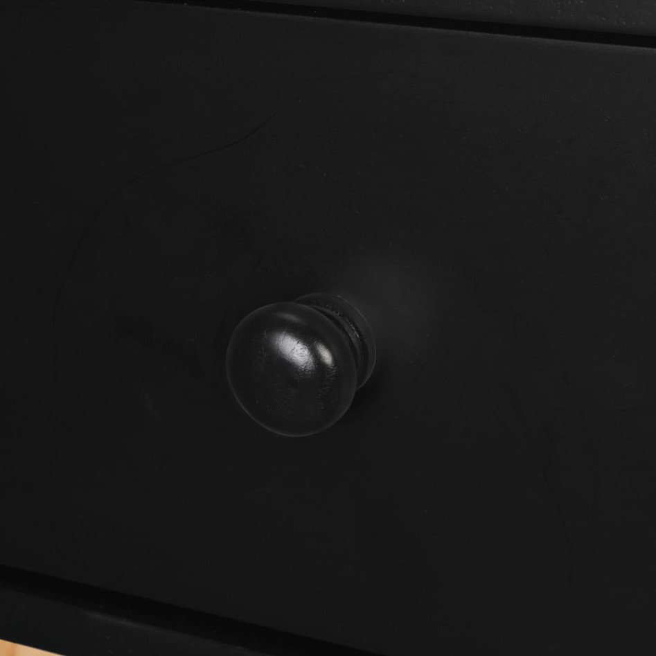 Mesitas de noche 2 uds. madera maciza de pino 40x30x61 cm