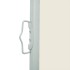 Toldo lateral retráctil de jardín color crema 140x500
