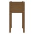Jardinera 2 uds madera maciza de pino marrón miel 40x40x81