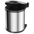 Hailo Papelera de armario Compact-Box tamaño M 15L acero inox